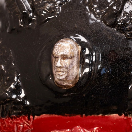 Image 1 of Sculpture en céramique par Henk Van Rooij, Pays-Bas