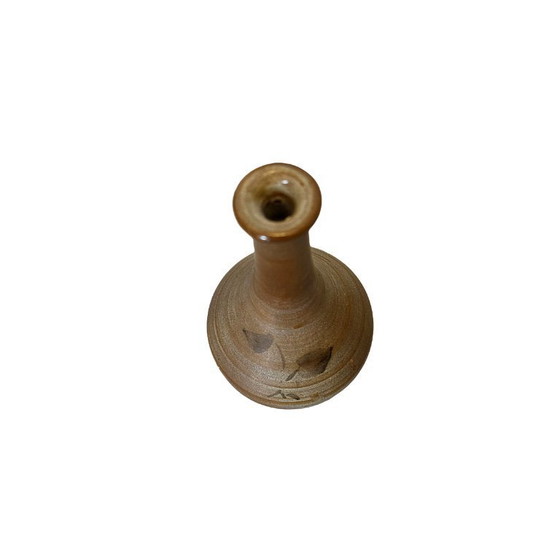 Image 1 of Japanische Keramikvase mit Blumendekor, 2. Hälfte des 20. Jahrhunderts