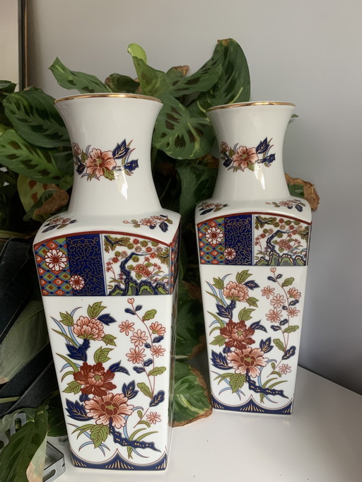 Set of Imari Vases