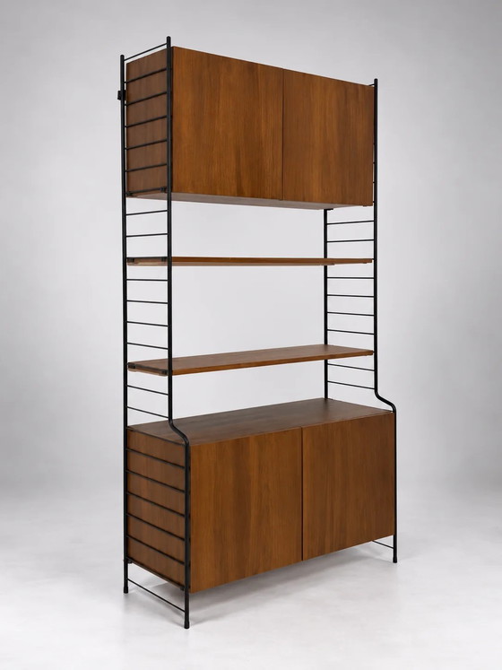 Armadio a muro in teak WHB vintage – Armadi a muro, Metallo, Mid Century Modern (photo 2 of 9)