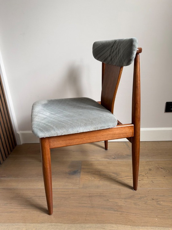 Image 1 of Chaises de salle à manger vintage - ensemble de quatre