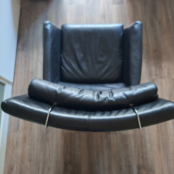 Montis Fauteuil Madonna. Designed By Gerad Van Den Berg. Dutch Design – Leather, Metal (photo 10 of 11)