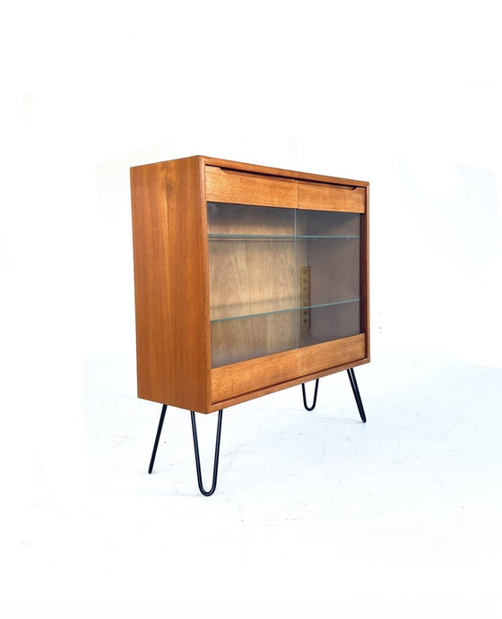 Image 1 of Vintage Teak Display Cabinet '60