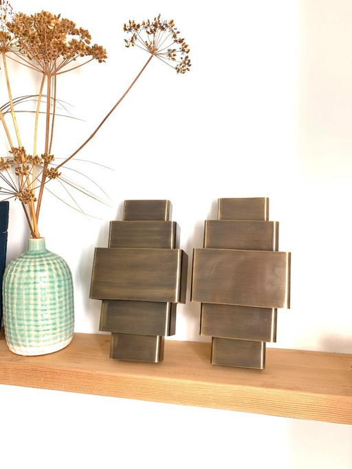 2 beautiful Art Deco wall lights