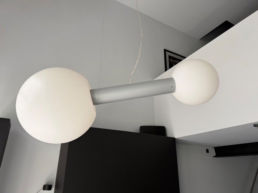 Iconische Delta Light O2-Oxygen Hanglamp – Frans Van Praet – Zeldzame Uitvoering – hanglampen, Plastic, Metal (photo 2 of 6)