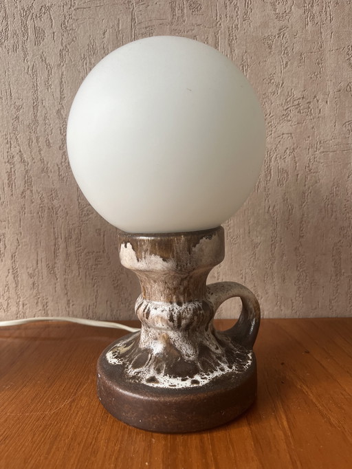 2x fat lava vintage lampen