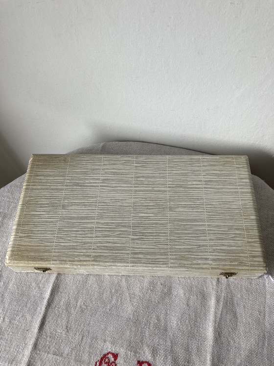 Image 1 of Alfenide dessertdoos, geproduceerd door Christofle.