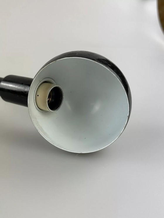 Image 1 of 60s 70s tafellamp klem lamp zwanenhals space age design metaal