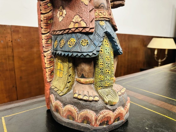 Statua Antica Balinese di Sacerdote Pendeta – Sculture, Legno (photo 7 of 14)