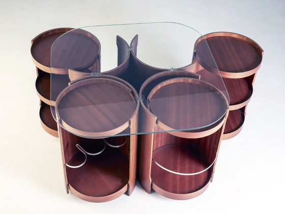 Image 1 of Modular Coffee Table Model 0635, Dřevotvar Nová Paka, 1977