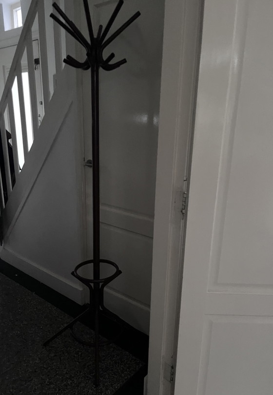 Image 1 of Metalen kapstok bruin