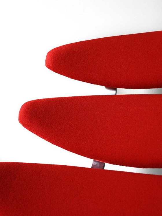 Image 1 of Red Corona Chair by Poul M. Volther