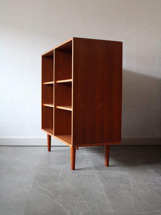 Image 1 of Vintage Danish deep bookcase by Denka Møbler