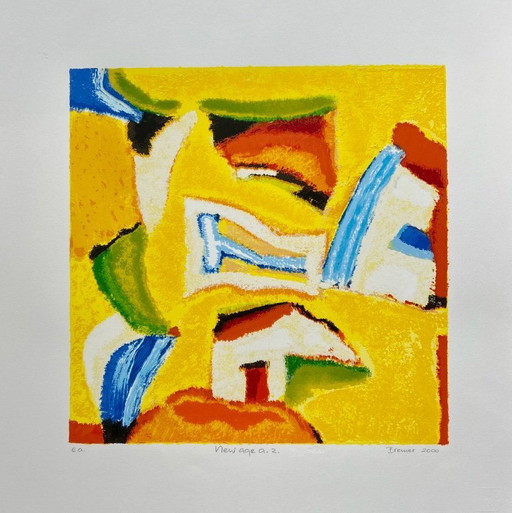 Serigrafía de Saskia Bremer - Nueva era a.2