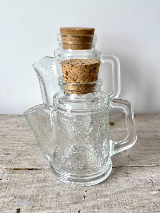 Set di 2 dosatori per arachidi in vetro WMF / Nusskanne, Germania Ovest, anni '70 – Bicchieri e caraffe (photo 10 of 12)
