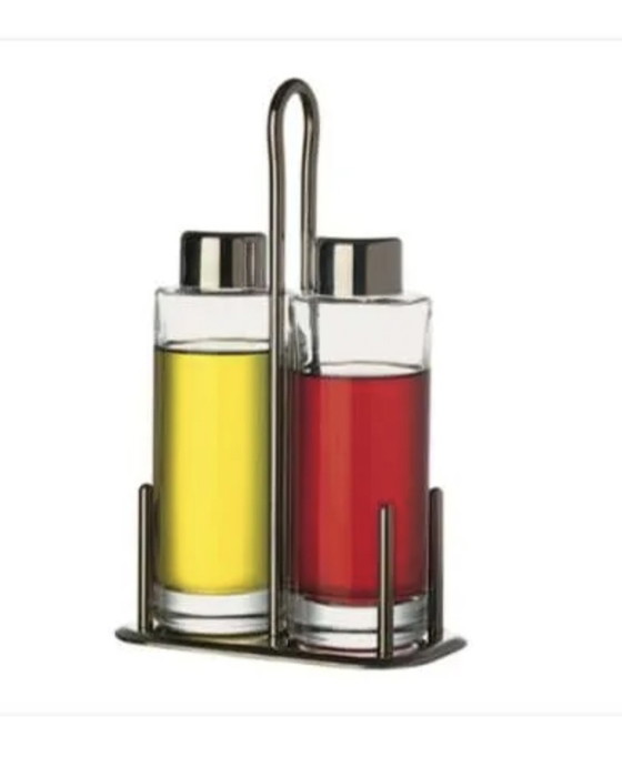 Oliere e Acetiera "Piazza" del marchio RIST – Bicchieri e caraffe, Glass, Metal (photo 5 of 5)