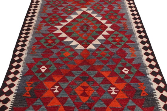 Kelim Kilim Semi-Antique du Caucase - Art Arménien Vintage – Tapis, Wool (photo 4 of 5)