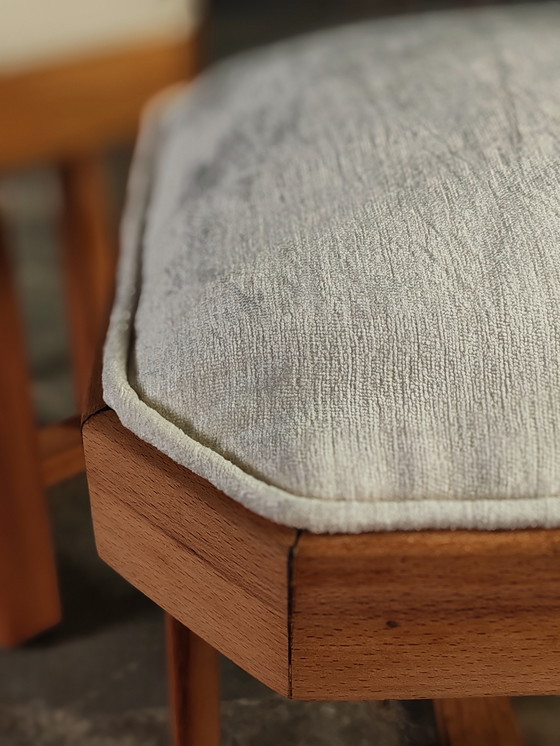 Image 1 of Pair of italian Art Deco stools from 1920s