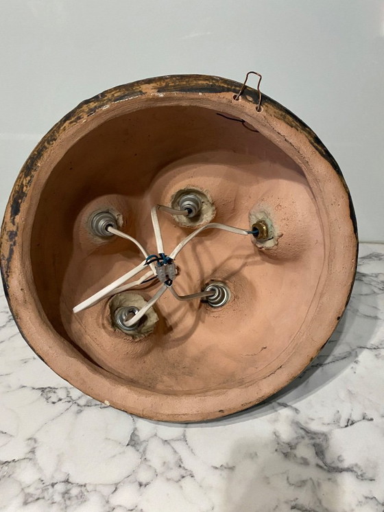 Image 1 of Brutalist keramische wandlamp