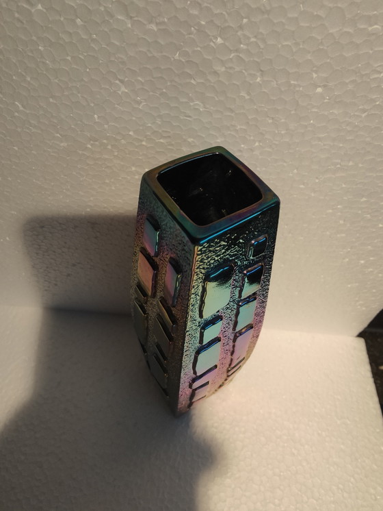 Image 1 of LGW Leinauer Glaswerke Pfauenauge Jarrón