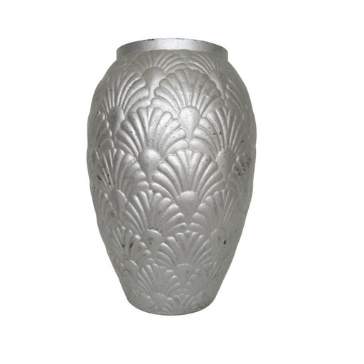 Jarrón Art Déco de hierro fundido modelo St Jacques Fonderie Deville & Cie