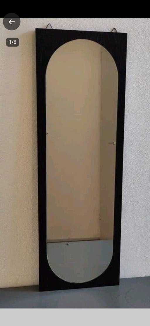 Espejo retro vintage – spiegels, Wood, Glass