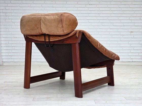 Image 1 of Anni '70, design norvegese di Jan Erik Lindgren, modello di poltrona "Amazon".