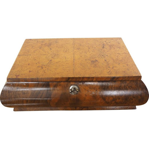 Vintage houten juwelendoos Art Deco, Duitsland 1920