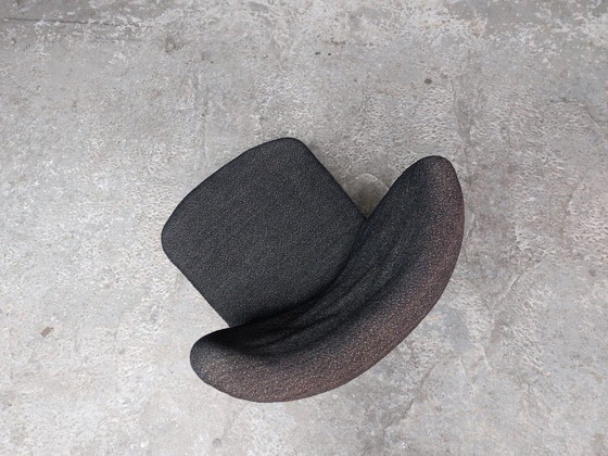 Image 1 of vintage grijze cocktailstoel