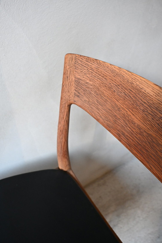 4 Sedie da pranzo Stile Danese Casala Modell Teak – Wood, Leather (photo 10 of 15)