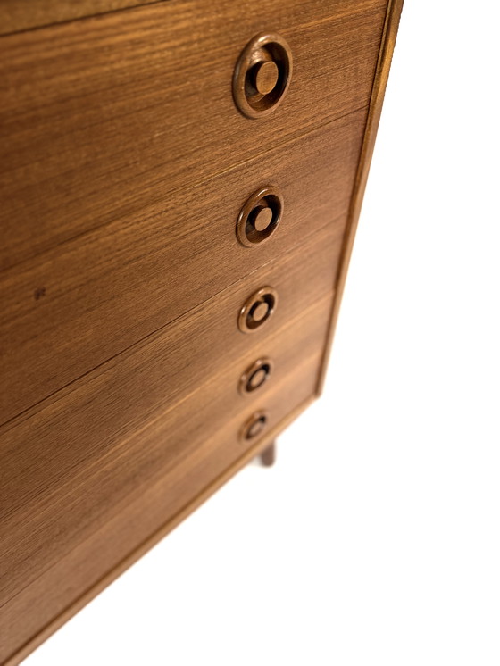 Image 1 of Vintage Deense teakhouten ladekast ‘60