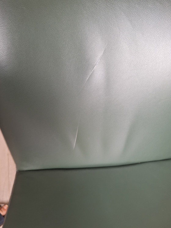 Image 1 of 3 sillas de comedor de cuero Leolux