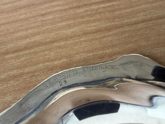 Petit plat en argent unique Eugen Marcus = Signé - 12 cm. – Eugen Marcus / Wilhelm Binder, Bols (photo 5 of 6)