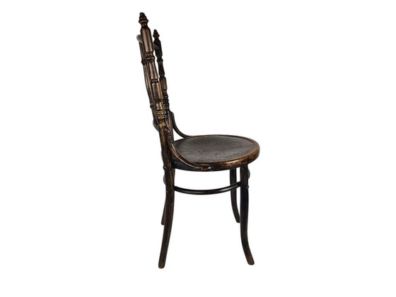 Image 1 of Mundus + J&J Kohn LTD - bistro chair -gebogen hout -  Polen - 1900
