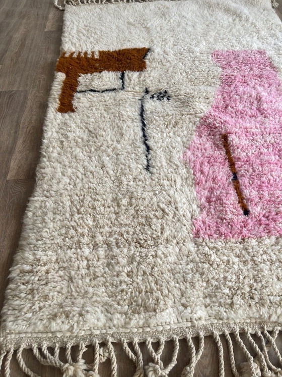 Image 1 of Tapis berbère traditionnel authentique fait main 150/250 cm