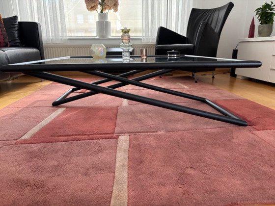 Image 1 of Couchtisch aus Glas im niederländischen Design der 1980er Jahre