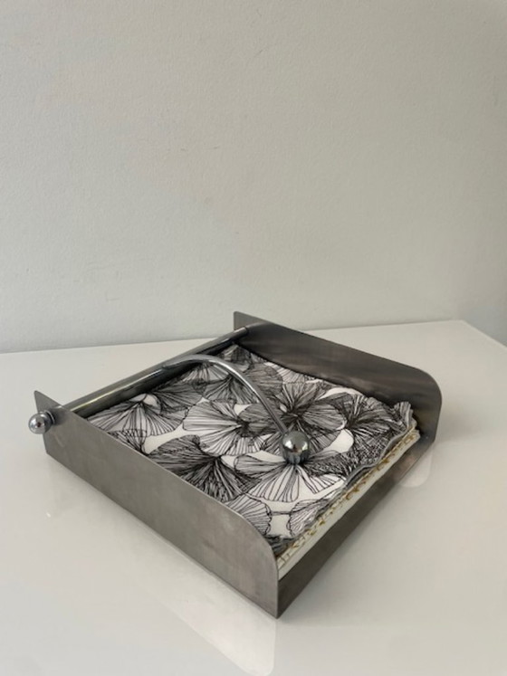 Image 1 of Portatovaglioli in acciaio inox con peso integrato – design elegante