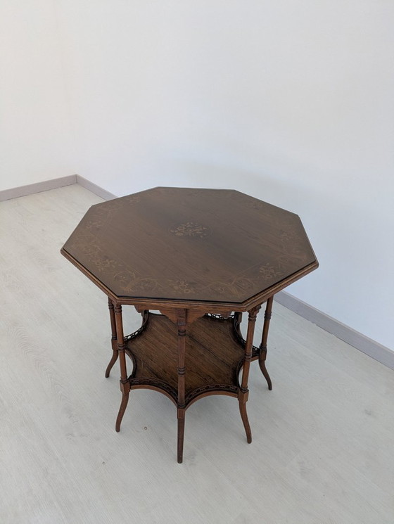 Image 1 of Coffee Table - Smoked - Octagonal Orientalism Sidetable