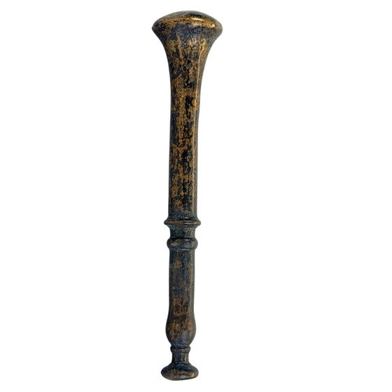 Antieke Italiaanse bronzen vijzel en stamper – ca. 1880–1900 – Keukenaccessoires (photo 8 of 8)