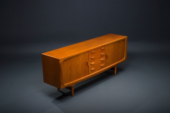 Image 1 of Teakhouten dressoir van Johannes Andersen voor CFC Silkeborg, 1960