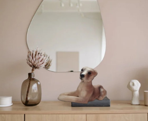 Image 1 of Borsa vintage in pelle Greyhound Château modellata a mano di metà secolo (Canada)