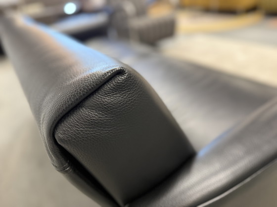 Image 1 of Leolux Evidence Boa Vista Sofa 2.5 Seater Black Leather