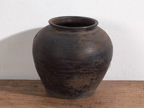 Vase ancien asiatique style wabi sabi (c.1900) #14 – Ceramic (photo 30 of 34)