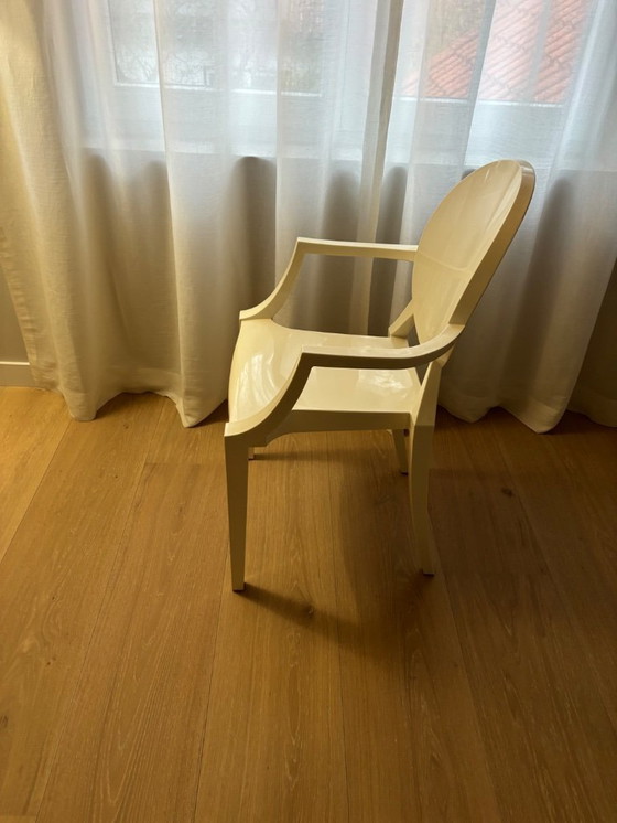 Image 1 of Louis Ghost Kartell, 2 sedie bianco sporco
