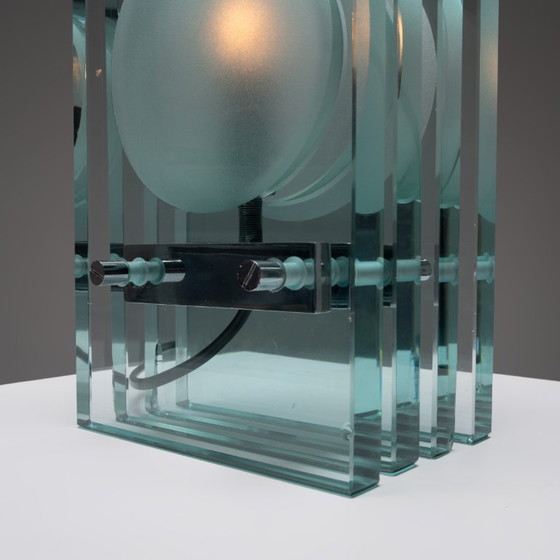 Image 1 of Glass Table Lamp by Giorgio Reggiori for Gallotti & Radice