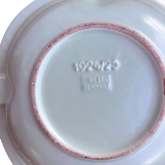 Image 1 of Keramiek Adventsbord/Kaarsenhouder, Jasba, Duitsland jaren 60 | Mintgroen