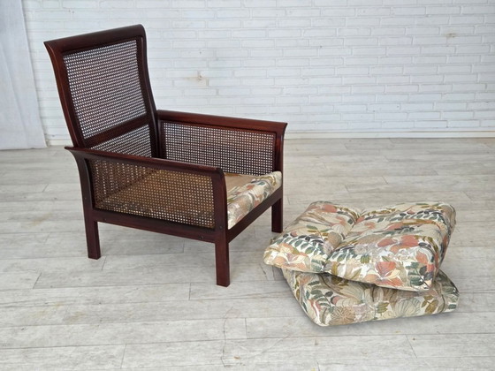 Image 1 of 1970s Swedish Highback Armchair by Arne Norell