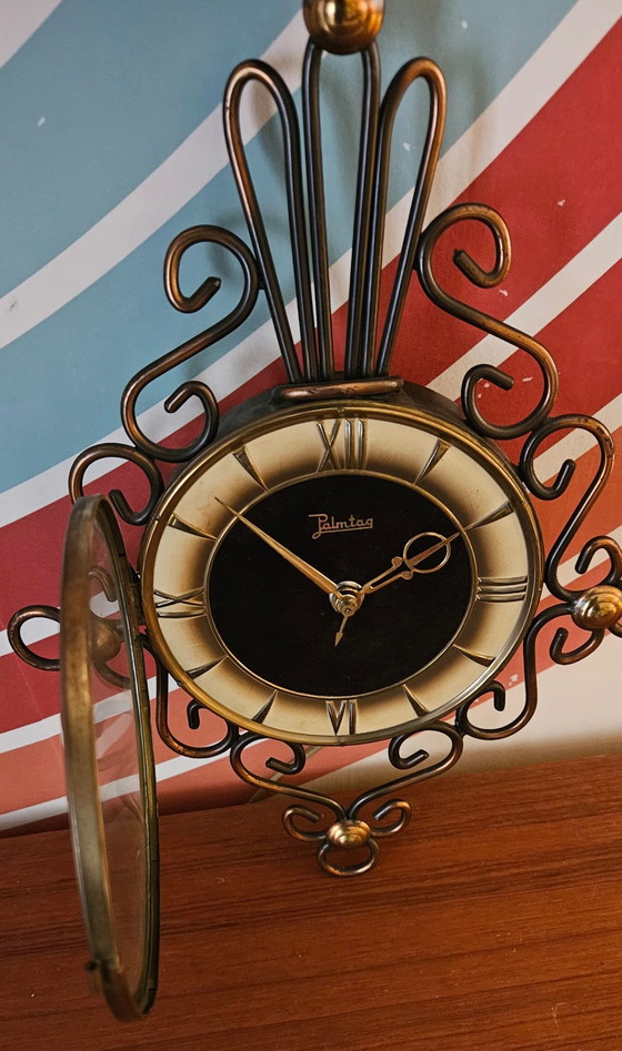 Image 1 of Vintage Palmtag wall clock