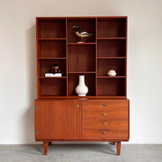 Image 1 of Mobiletto-libreria da parete vintage Peter Løvig