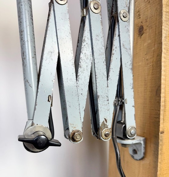 Image 1 of Industrial Scissor Wall Lamp by Curt Fischer for Midgard, 1930s